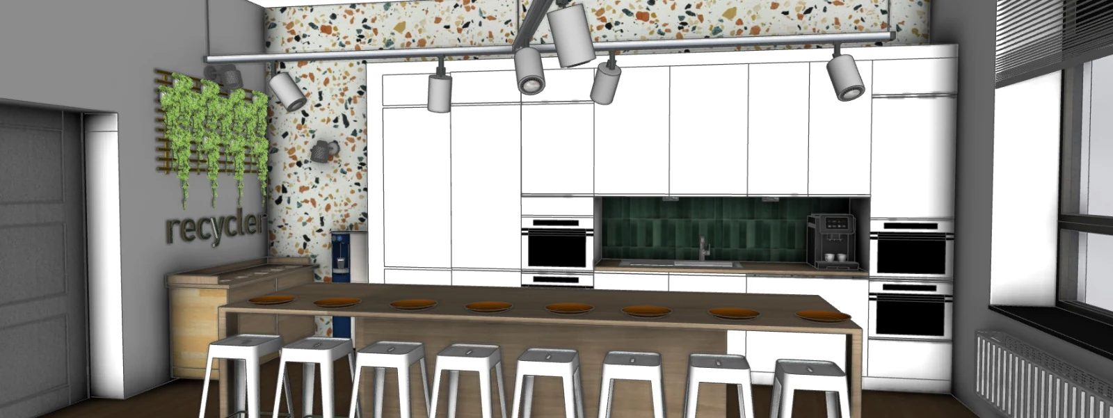 Cafétéria scolaire | refectoire 3