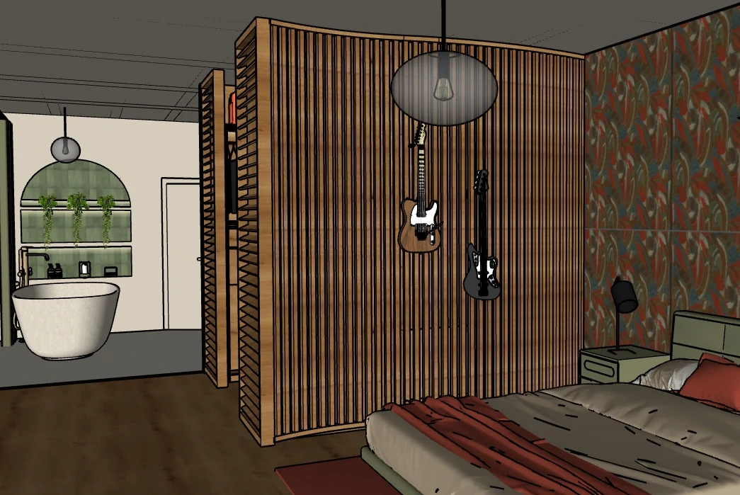 Suite parentale | mur separateur 2