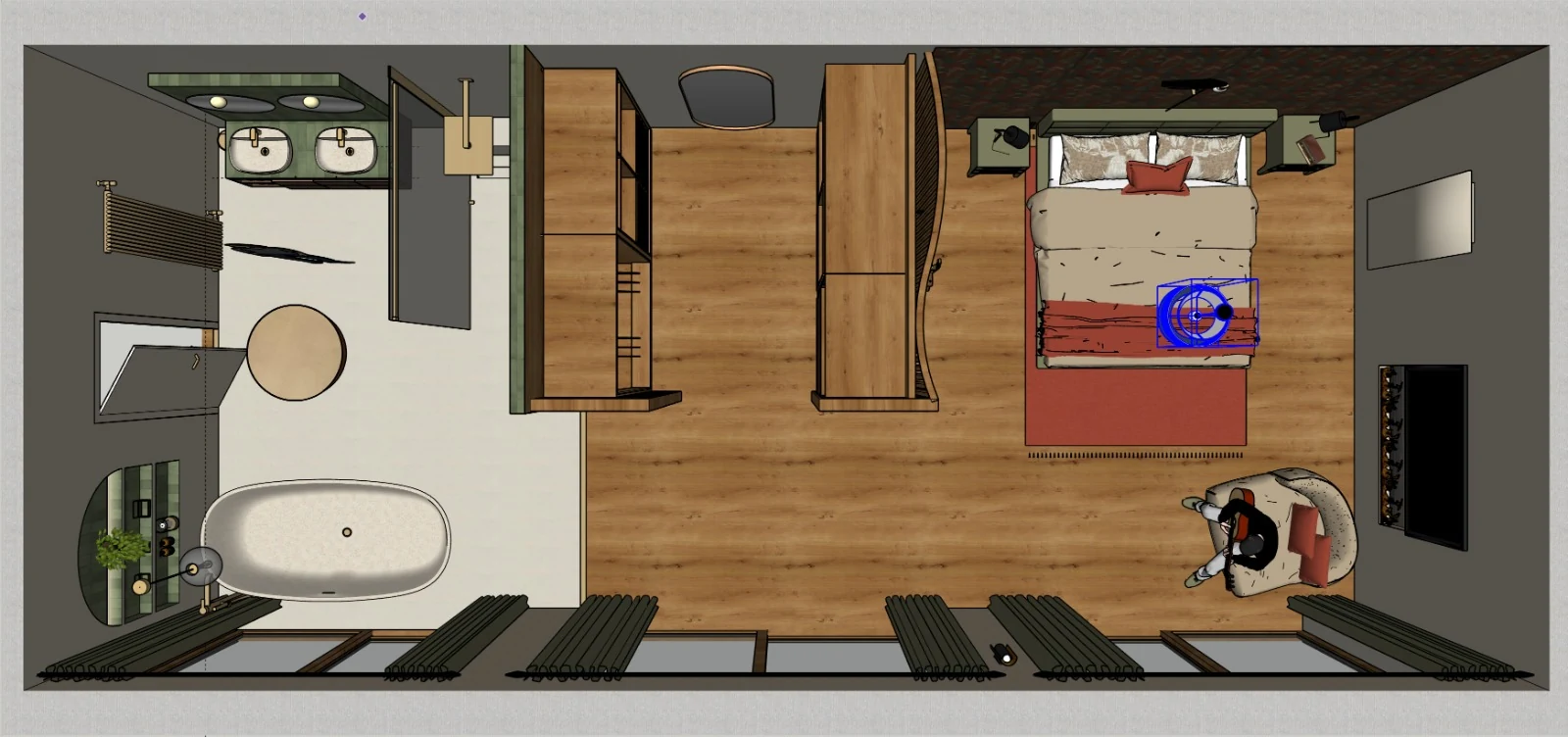 Suite parentale | plan aerien