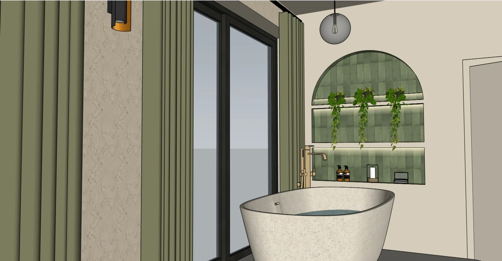 Suite parentale | plan baignoire 2