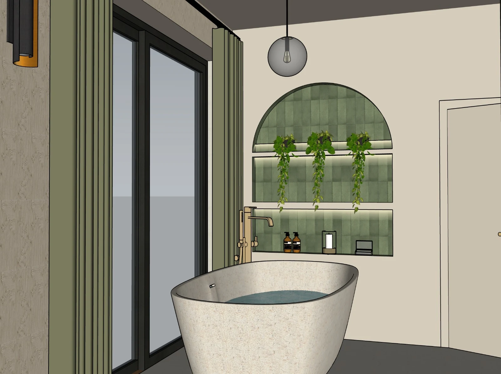 Suite parentale | plan baignoire 4