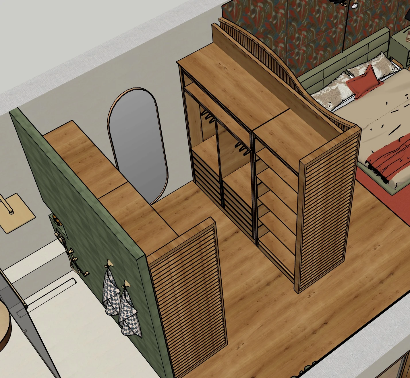 Suite parentale | plan dressing