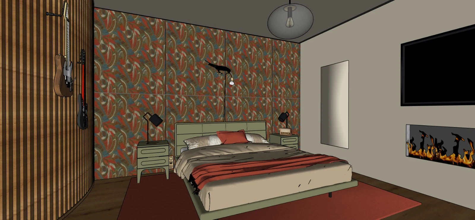 Suite parentale | plan lit