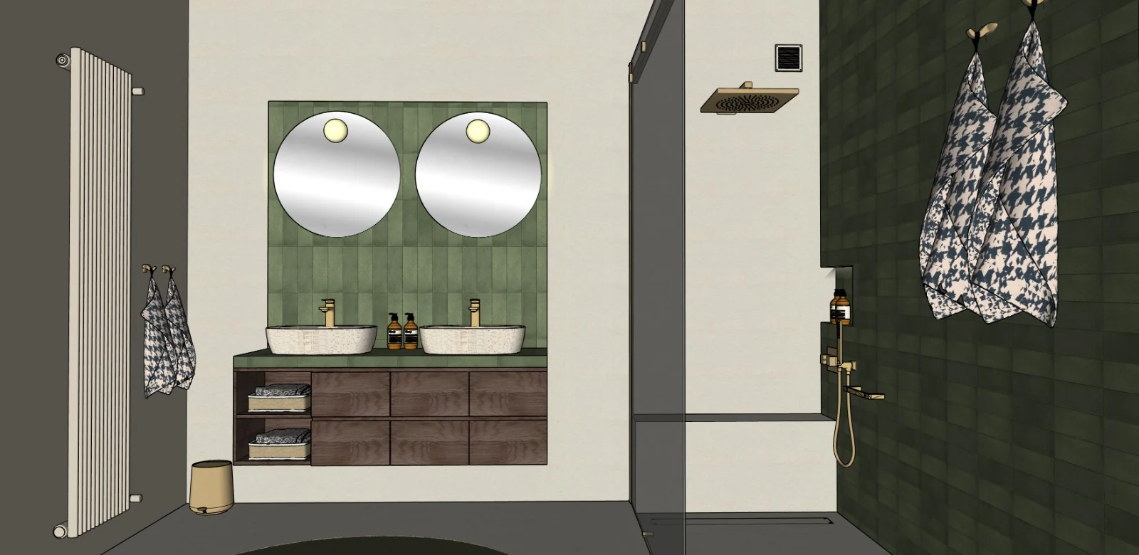 Suite parentale | plan salle de bain 2