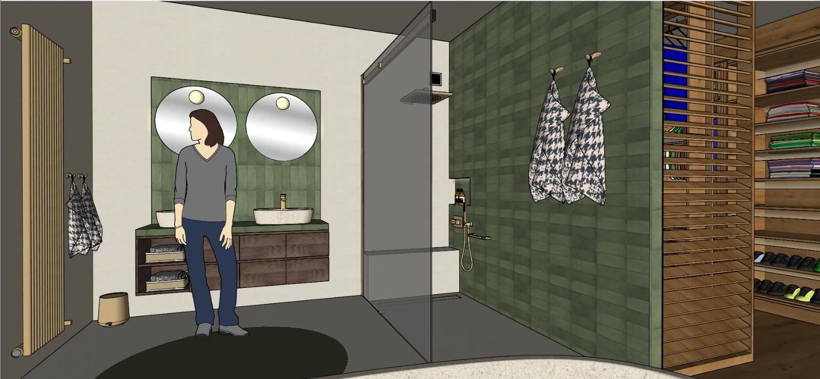 Suite parentale | plan salle de bain 3